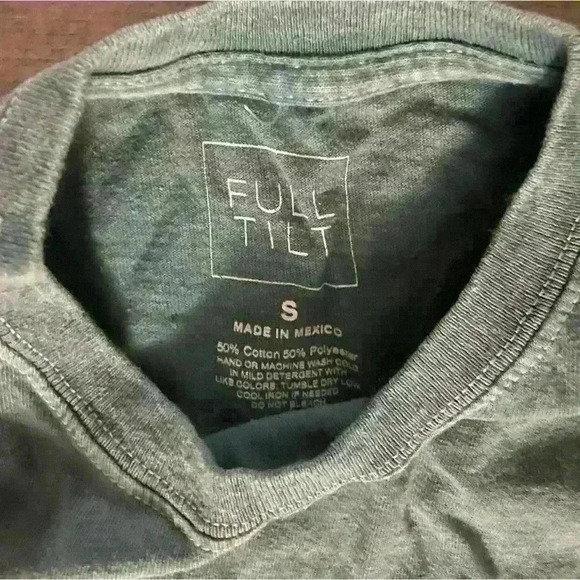 Tillys butterfly T-shirt acid wash/ distressed size small EUC - Picture 2 of 3